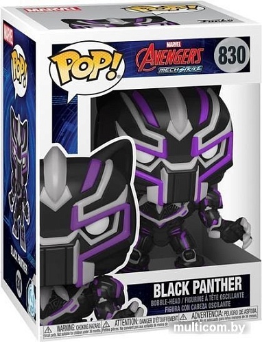 Фигурка Funko POP! Bobble Marvel Avengers Mech Strike Black Panther 55234