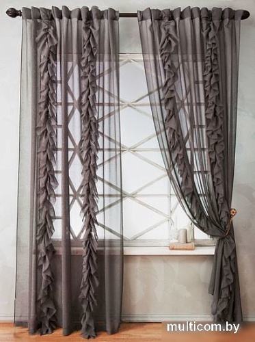 Комплект штор Pasionaria Иви 400x240 (серый)