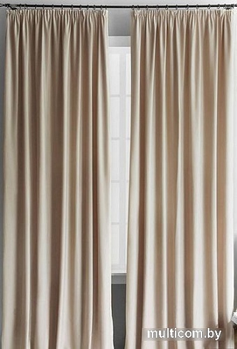 Комплект штор Pasionaria Бархат 290x270 (песочный)