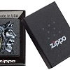 Зажигалка Zippo Wolf Skull Feather Design 29863-000003