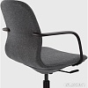 Кресло Ikea Лонгфьелль рабочий с подлокот. (гуннаред темно-серый) 192.098.15
