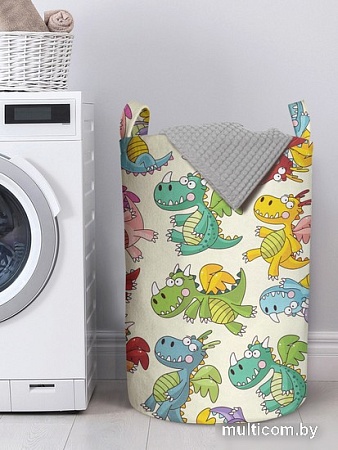 Корзина JoyArty Разноцветные дракончики gaba_22965_L