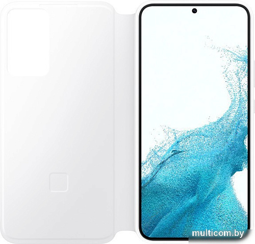 Чехол для телефона Samsung Smart Clear View Cover для S22+ (белый)