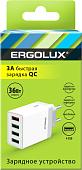 Сетевое зарядное Ergolux ELX-РA02QC-C01
