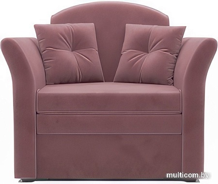 Кресло-кровать Мебель-АРС Малютка №2 (велюр, пудра НВ-178 18)