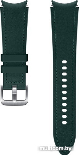 Ремешок Samsung Hybrid Leather для Samsung Galaxy Watch4 (20 мм, M/L, зеленый)
