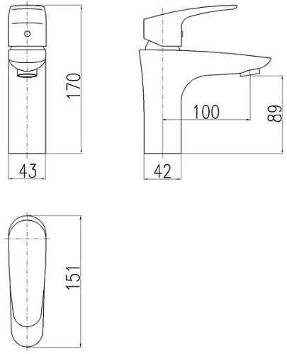 Смеситель Slezak RAV Амур AM726.5
