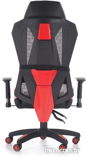 Кресло Halmar Domen (черный/красный)