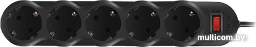 Сетевой фильтр SVEN SF-05L (черный, 3 м)