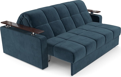 Диван Мебель-АРС Аккордеон Бакли НПБ 180x200 (темно-синий Luna 034)