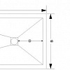 Душевой поддон RGW ST-0168G 160х80