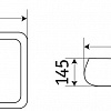 Умывальник CeramaLux 78321 (белый/серебристый)