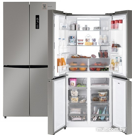 Четырёхдверный холодильник Weissgauff WCD 450 X NoFrost Inverter