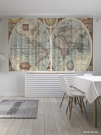 JoyArty Круглая карта мира p_31152 (145x180)