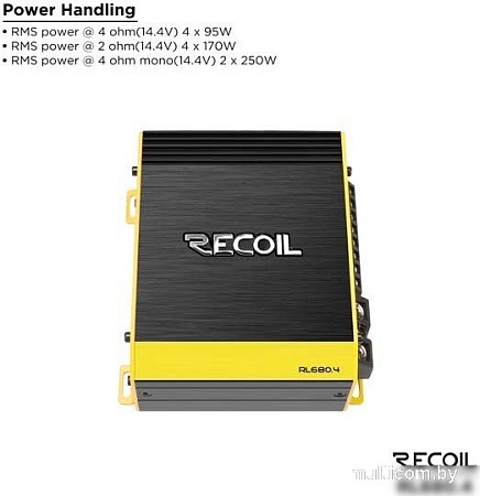 Автомобильный усилитель Recoil RL680.4