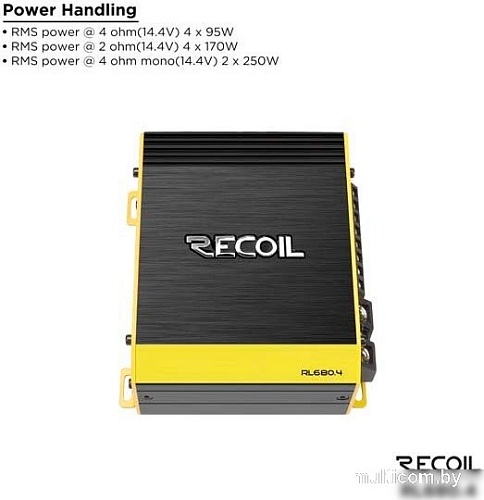 Автомобильный усилитель Recoil RL680.4