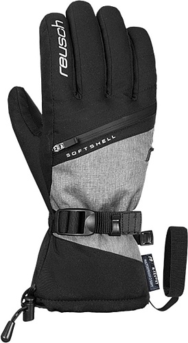 Горнолыжные перчатки Reusch Demi R-TEX XT 6331227-7688 (р-р 6, Black/Grey Melange)