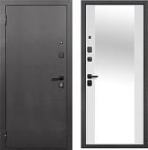 Металлическая дверь Guard Зеркало серебристый/белый матовый (86x205, левая)