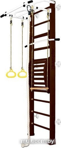 Детский спортивный комплекс Kampfer Helena Maxi Wall Высота 3 (шоколадный/белый)