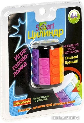 Головоломка Bondibon Smart Цилиндр 4 ряда ВВ4723