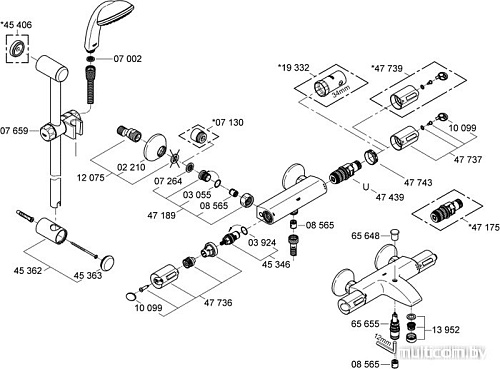 Смеситель Grohe Grohtherm 1000 34155000