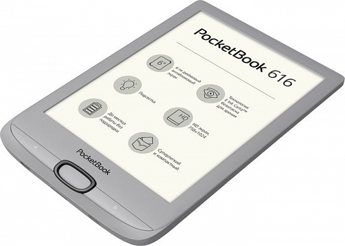 Электронная книга PocketBook 616 (серебристый)