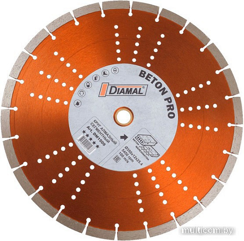 Отрезной диск алмазный Diamal DM1202