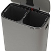 Brabantia Bo Pedal Bin 2 x 30 л (минерально-серый)