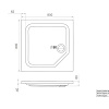 Душевой поддон Triton ПД21 80x80