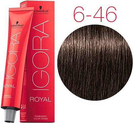 Крем-краска для волос Schwarzkopf Professional Igora Royal Nude Tones 6-46 60 мл