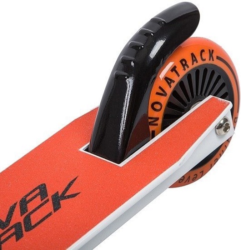 Самокат Novatrack Wolf EL 100P.WOLF.WOR9 (оранжевый)