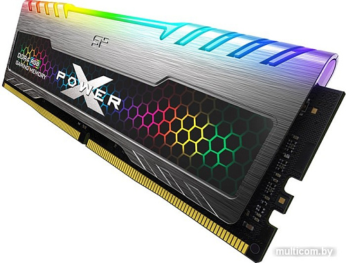 Оперативная память Silicon-Power XPower Turbine RGB 16GB DDR4 PC4-25600 SP016GXLZU320BSB