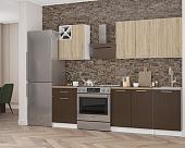 Готовая кухня Мебель-АРС Милана 1.9 м (венге цаво/дуб сонома)