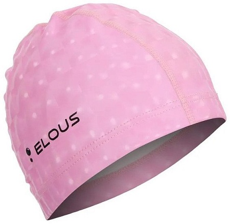 Шапочка для плавания Elous EL002 (розовый)