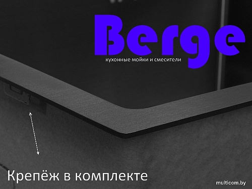 Кухонная мойка Berge 5050 premium Satin (сатин)