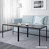 Журнальный столик Ikea Нибода (черный) 792.083.18