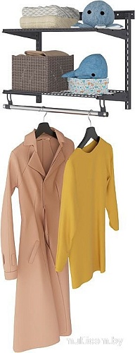 Вешалка-гардероб Практик Basic G60S (графит)