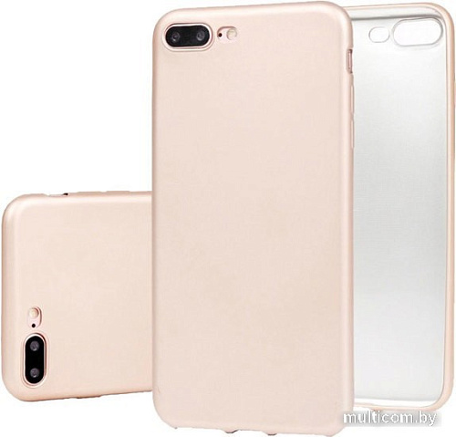 Чехол для телефона Case Deep Matte для Apple iPhone 7 Plus (фирменная уп, золотой)