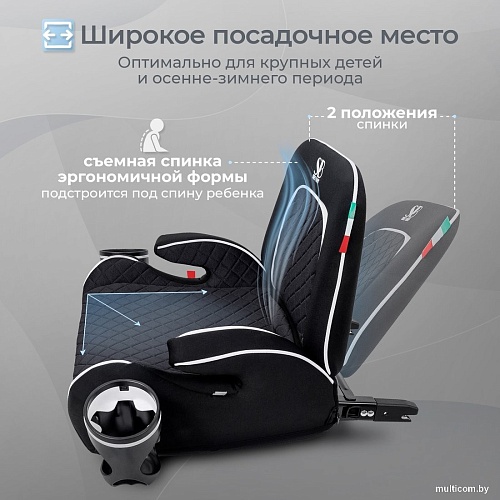 Детское сиденье Sweet Baby Fantino B-FIX 15-36 (черный)