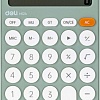 Калькулятор Deli M124 (зеленый)