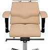Кресло Kulik System Pyramid экокожа (бежевый с подголовником)