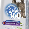 Сухой корм для собак Pet360 Salute 360 для щенков средних и крупных пород с уткой и овсом 12 кг