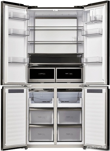 Четырёхдверный холодильник MAUNFELD MFF190NFDSB