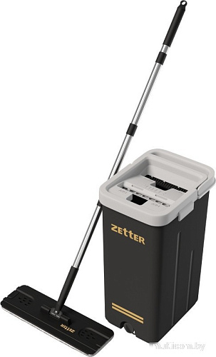 Швабра с отжимом Zetter M HOME202105-3 (черный)