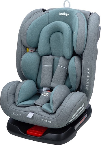 Детское автокресло Indigo Tourneo Isofix (серый/зеленый)