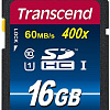 Карта памяти Transcend SDHC Class 10 UHS-I Premium 16Gb (TS16GSDU1)