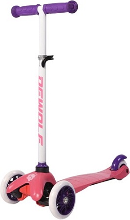 Самокат Dewolf Trilly 10 (розовый)