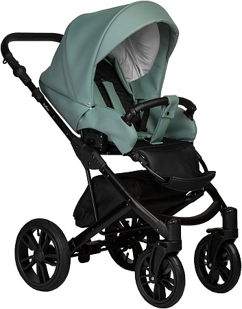 Универсальная коляска Indigo Mio ECO (2 в 1, 03/шалфей кожа)