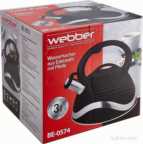 Чайник со свистком Webber BE-0574