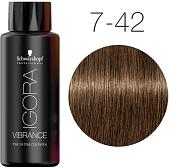 Краситель прямого действия Schwarzkopf Professional Igora Vibrance 7-42 60 мл